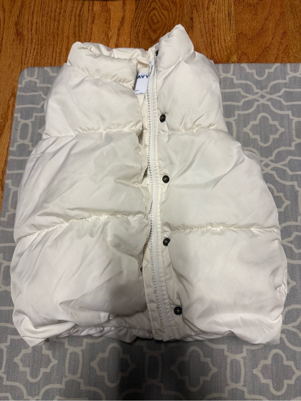 Old Navy Cream Kids Puffer Vest
